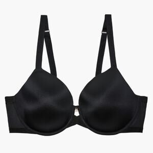 SAVAGE X FENTY Core Microfiber T-Shirt Black Bra W-602 Sz 40DD
